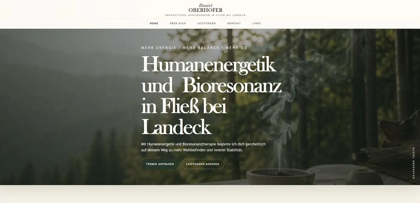 Website Daniel Oberhofer