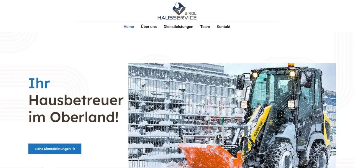 Website Haus Service Birol