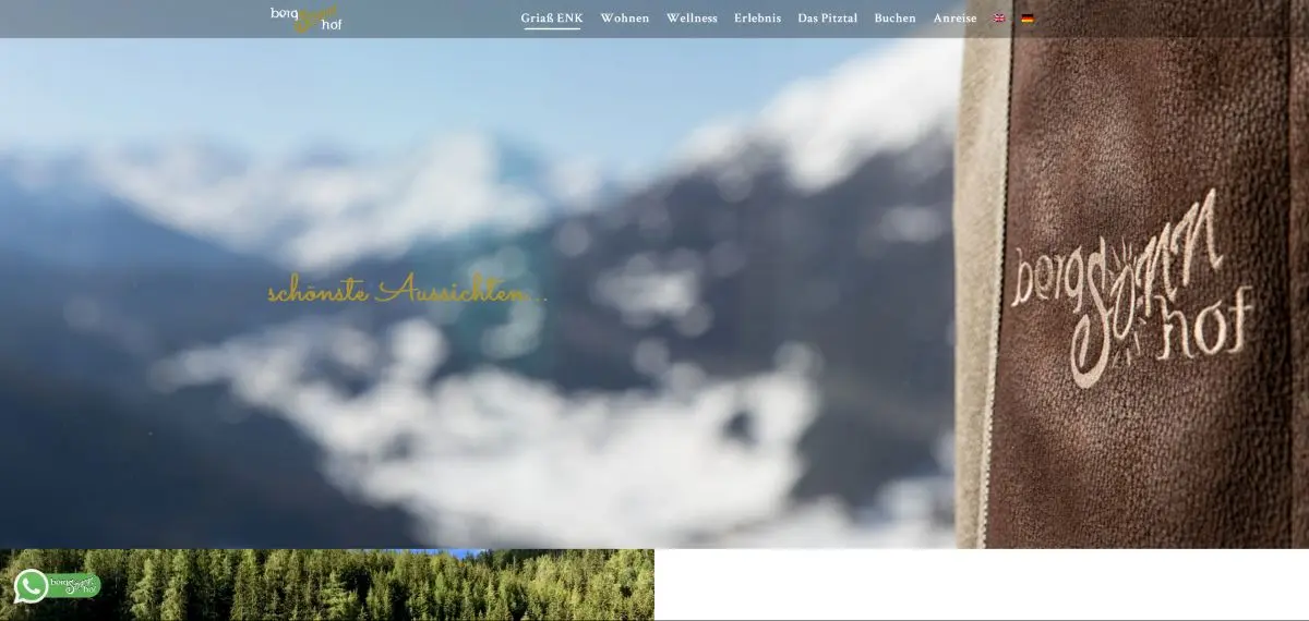 Website Bergsonnhof