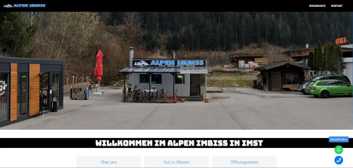 Website Alpenimbiss