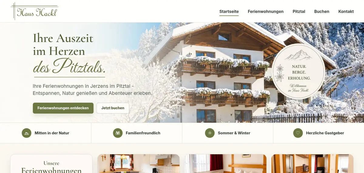 Website Haus Hackl