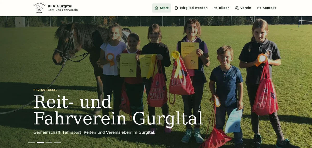 Website Rfv Gurgltal