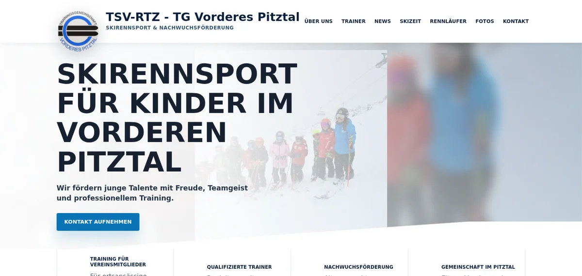 Website TG Vorderes Pitztal