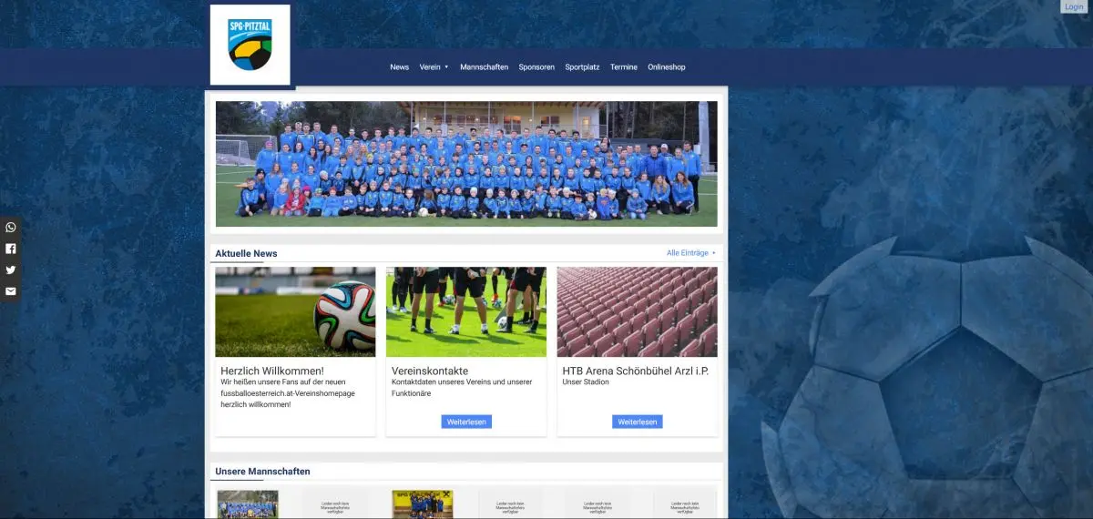 Website SPG Pitztal