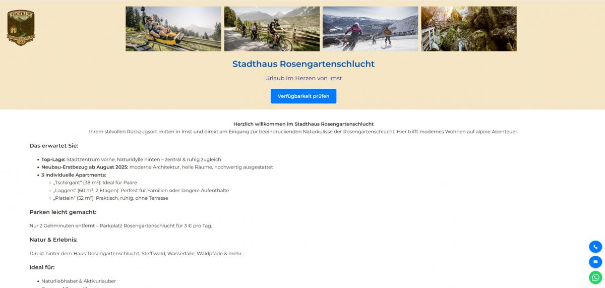 Stadthaus Rosengartenschlucht